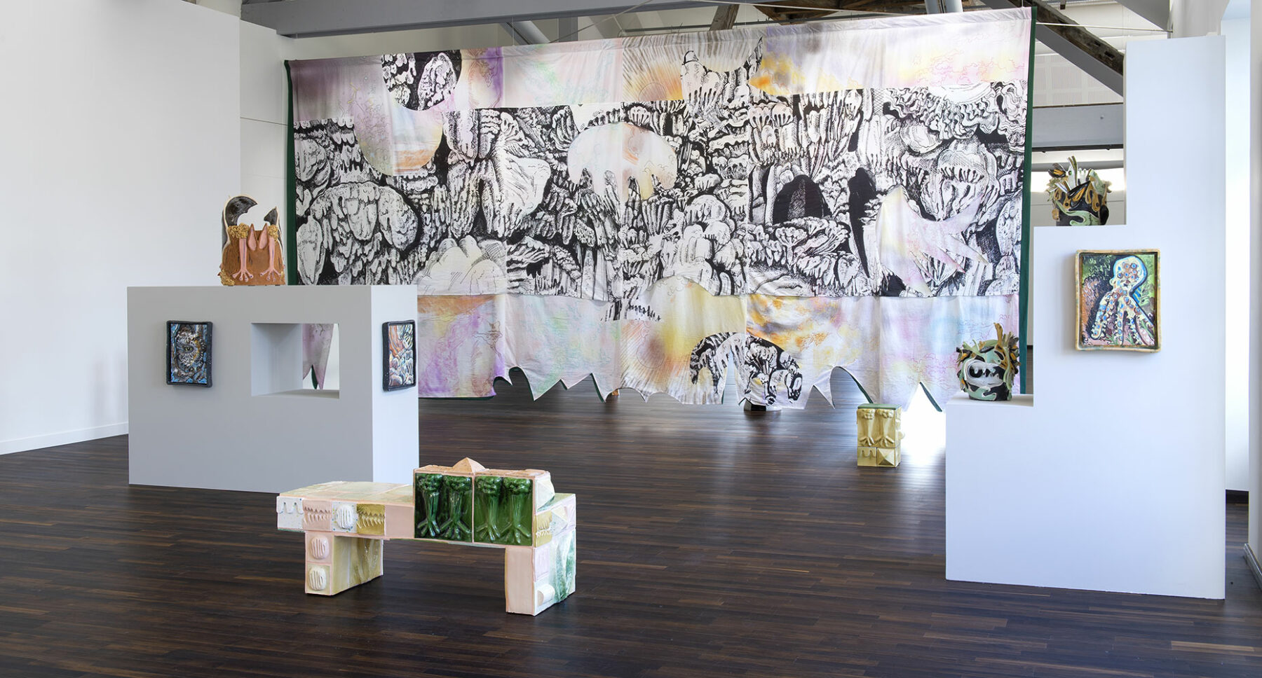 Alexandre & Florentine Lamarche-Ovize, Rufus, 2020 vue de l’installation frac Normandie, Caen ©Marc Domage