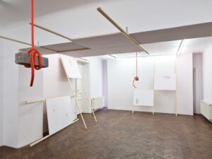 Michail Michailov, Keeps falling on my head, solo exhibition Projektraum Viktor Bucher, Vienna 2021 © Michail Michailov