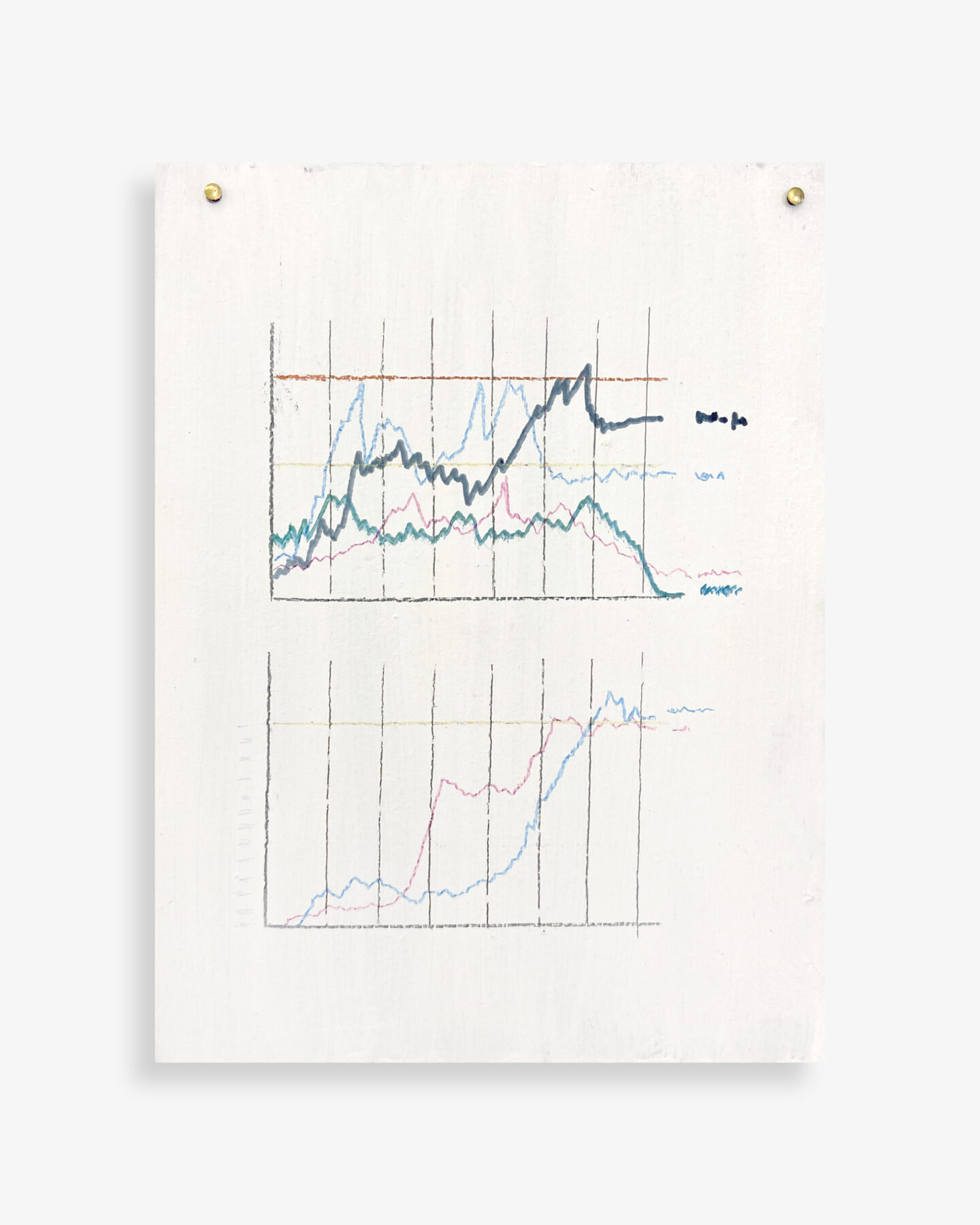 Débora Bolsoni, Plates, 2021, drawing on iron plate, 20 x 15 cm ©superficie galery