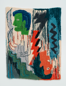 Chloé Dugit-Gros, tapisserie en laine tuftée, 97 x 50 cm