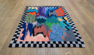 Chloé Dugit-Gros, sans titre, 2021, tapis en laine tuftée, 136 x 167 cm