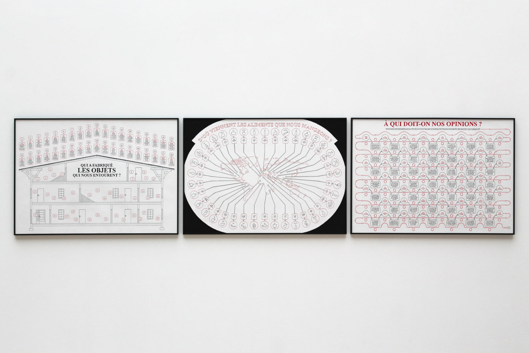 Vue de l'exposition CRUSH aux Beaux-Arts de Paris du 3 au 14 février 2021. Commissariat - Gaël Charbau, Céline Poulain et Xavier Franceschi. ©Juliette Green