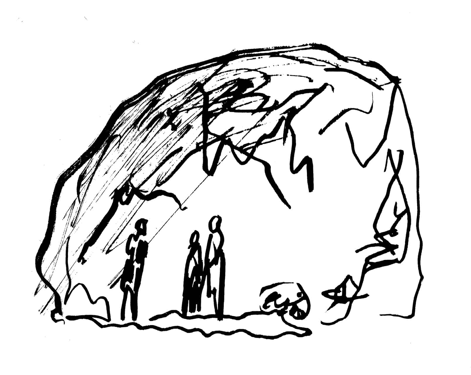 Francois Olislaeger, dessin préparatoire