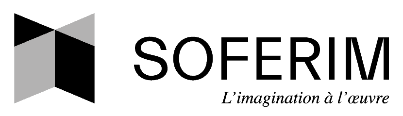 LOGO SOFERIM AVEC BASELINE NOIR ET BLANC