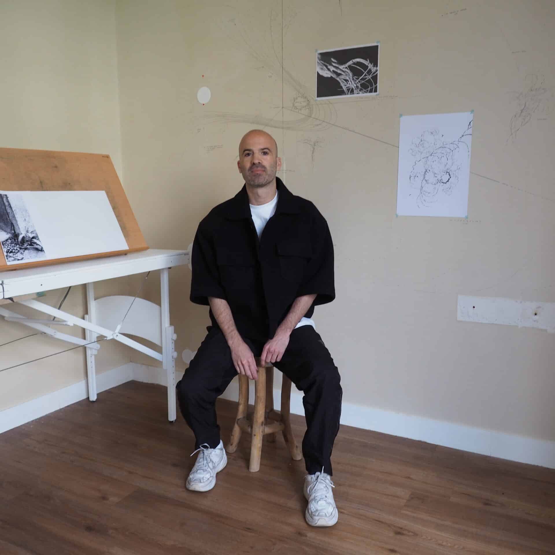 Fabrice Cazenave, portrait, Drawing Factory, atelier 23